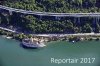 Luftaufnahme EISENBAHN/Bahnen bei Schloss Chillon - Foto Schloss Chillon 4385